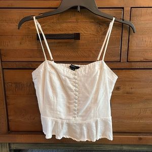 White Spaghetti Strap Top